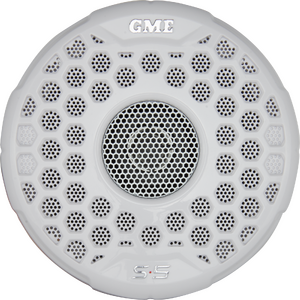 GME - GS500 110 Watt IP54 Marine Flush Mount Speakers - 163mm (Pair) - White