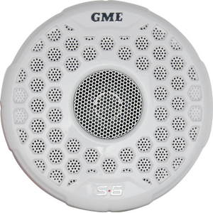 GME - GS600 140 Watt IP54 Marine Flush Mount Speakers - 180mm (Pair) - White