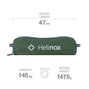 HELINOX | Sunset Chair Forest Green with Steel Grey Frame