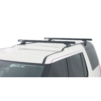 Rhino HD RLTP Trackmount Black 2 Bar Roof Rack for LAND ROVER Discovery 3 & 4, 5dr 4WD  4/05 to 6/17