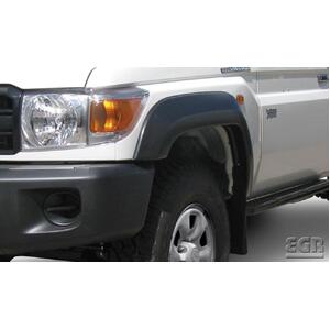 EGR Front Fender Flares to suit Toyota Land Cruiser 70 Series 2009 - 2022 (Ultra Matte Unpainted)