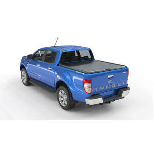 Mountain Top  MTR Manual Roller Cover to suit Ford Ranger Extra Cab 2011 - 2022 (Silver) 