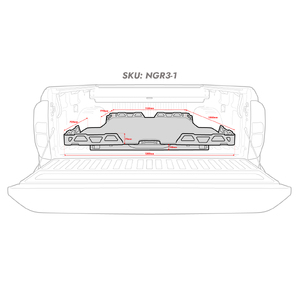 HSP Load Slide to suit Ford Ranger Raptor Dual Cab 2022 - Onwards (with Tubliners)