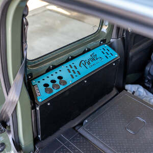 Pirate Camp Co. Cargo Bay Auxiliary Battery Mount with Power Panel to suit Suzuki Jimny JB74 (Jungle Green)