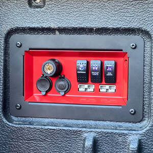 Pirate Camp Co. Tub Switch Panel to suit Ford Ranger 2022 - Onwards (Loaded)