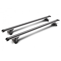 Yakima Silver 2 Bar Roof Rack - Ford Falcon XD/XE/XF/X 2dr Ute 3/79 - 5/99 (T17Y & K324)