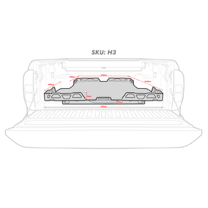 HSP Load Slide to suit Toyota Hilux SR5 Dual Cab 2015 - Onwards