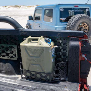Pirate Camp Co. 20L Tub Mount Jerry Can Holder to suit Ford Ranger 2022 - Onwards with Plastic Tub Liner