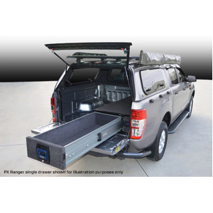 MSA 4x4 Complete Left Hand Drawer Kit to suit Toyota Landcruiser 76 Series 2007 - Onwards