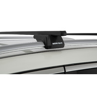 Rhino Euro SX Black 2 Bar Roof Rack for MERCEDES BENZ GL Class X166 4dr SUV (Roof Rails) 5/13 to 12/15