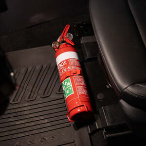 Pirate Camp Co. Fire Extinguisher Underseat Bracket to suit Ford Ranger and Everest 2022 - Onwards