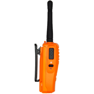GME - 5/1 Watt UHF CB Handheld Radio including Accessories - Twin Pack - Blaze Orange