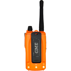 GME - 5/1 Watt IP67 UHF CB Handheld Radio - Blaze Orange