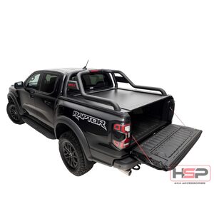HSP Electric Roll R Cover Series 3 to suit Ford Ranger RA Dual Cab 2022 - Onwards (suits Armour Sports Bar)