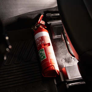Pirate Camp Co. Fire Extinguisher Underseat Bracket to suit Ford Ranger and Everest 2022 - Onwards