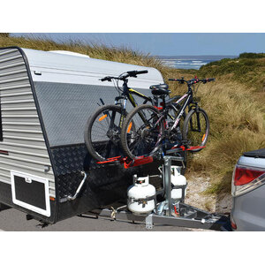 Gripsport Tilting Caravan 2 Bike Carrier with Hoop + Taco