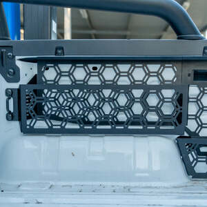 Pirate Camp Co. Molle Panel with Storage Pockets to suit Ford Ranger with Spray in Tub Liner 2022 - Onwards (RHS)