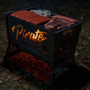 Pirate Camp Co. The Ultimate Collapsible BBQ Fire Pit
