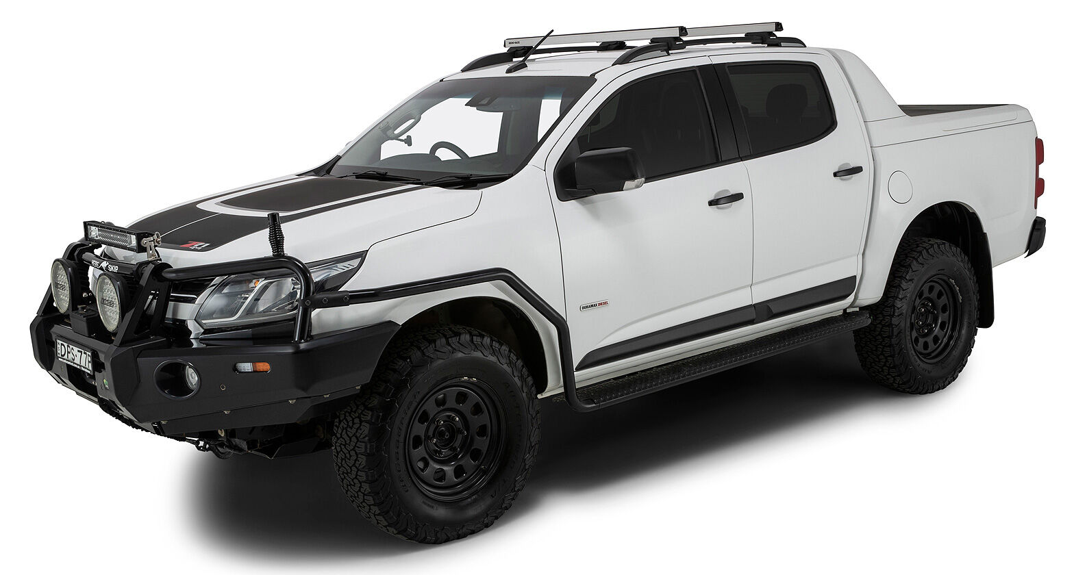 Rhino HD CXB Silver 2 Bar Roof Rack for RENAULT Kangoo X76 1st Gen 2dr