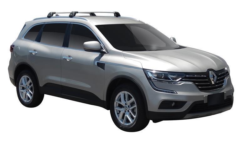 Whispbar Black 2 Bar Roof Rack for Renault Koleos 5dr SUV 9 16