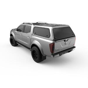 EGR Premium Canopy with Lift Up Side Windows to suit Nissan Navara NP300 2015 - 2021 (Brilliant Silver)