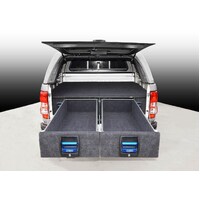 MSA 4x4 Fitted Double Drawers Kit E1350-COLORG-COM-DMAX to suit Isuzu Dmax Dual Cab