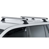 Rhino HD RCH Silver 2 Bar Roof Rack for NISSAN X-Trail T31 5dr SUV  10/07 to 2/14