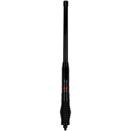 GME - 580mm Heavy Duty Fibreglass Radome Antenna, AS004B Spring (2.1dBi Gain) - Black