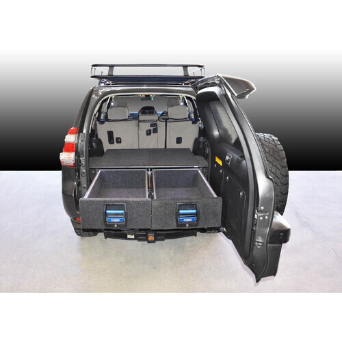 MSA 4x4 Complete Dual Drawer Kit to suit Toyota Prado 150 Series 2009 - Onwards