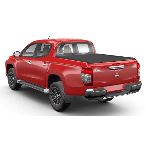 Mountain Top  EVOm Manual Roller Cover to suit Mitsubishi Triton Dual Cab 2019 - Onwards (Black) 