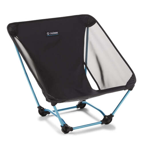 HELINOX | Ground Chair Black with Blue Frame