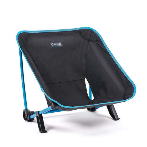 HELINOX | Inclined Festival Chair Black with Blue Frame