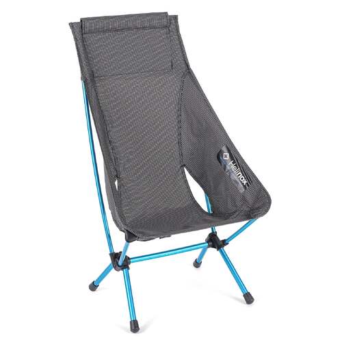 HELINOX | Chair Zero Highback Black with Cyan Blue Frame