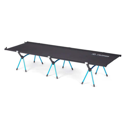 HELINOX | High Cot One Long Black with Cyan Blue Frame