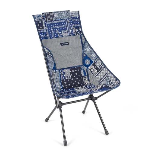 HELINOX | Sunset Chair Blue Bandanna with Black Frame