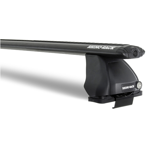 Rhino Vortex  Black 2 Bar Roof Rack for VOLKSWAGEN Golf VI (incl GTi and R) 3dr Hatch  10/09 to 3/13