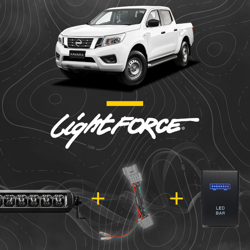 Lightforce - Viper 40" LED Light Bar Kit to suit Nissan Navara NP300 2014 - 2019