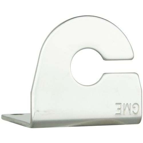 GME - 2.5mm "L" Bracket with cable slot - Stainless Steel