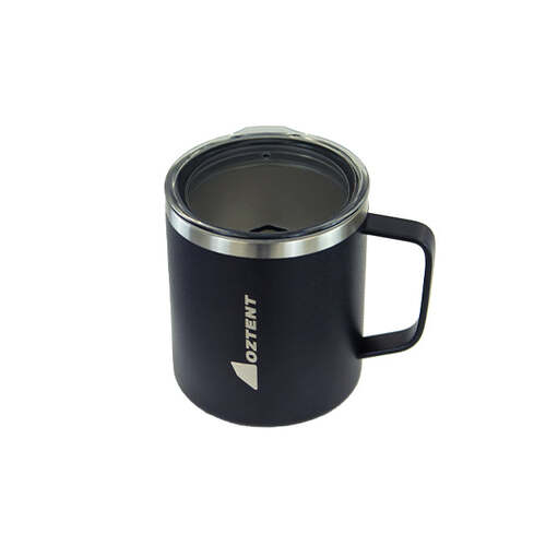 Oztent Alpine Double-Walled Insulated Coffee Cup - Black
