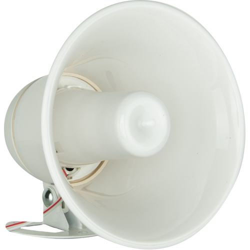 GME - SPK03W 5 Watt P.A. Horn with Lead & Plug - White