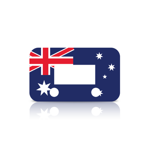 EVC Aussie Flag Faceplate